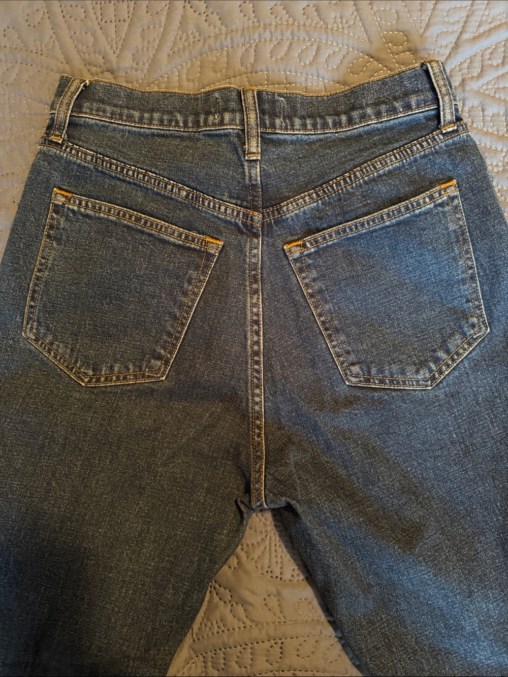Abercrombie & Fitch Dark Indigo The Ankle Straight Ultra High Rise Jeans - Picture 3 of 3